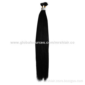 22-Inch Straight 100g (1g Per Strand) Natural Black I-Tip Hair Extensions
